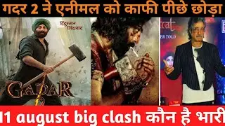 gadar 2 vs animal bollywood big clash 11 august 2023|sunny deol vs ranbir kapoor