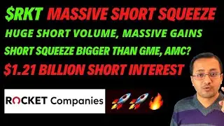 MASSIVE! RKT STOCK SHORT SQUEEZE 🚀🚀🔥 RKT STOCK SQUEEZE BIGGER THAN GME, AMC? ROCKET COMPANIES STOCK🚀