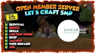 OPEN MEMBER SERVER MCPE & MCPC 1.19.40 - 1.19.80 ||| ON 24 JAM ||| NO LAG