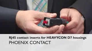 RJ45 contact inserts for HEAVYCON D7 housings