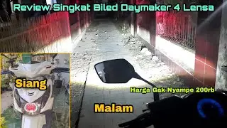 Review Biled Daymaker 4 Lensa Beat Fi, Cahaya Terang, Tampilan Keren, Rekomendasi Biled Dana Pelajar