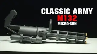 Classic Army M132 Micro Gun | 38 Rounds Per Second Minigun! | AIRSOFTGI.COM