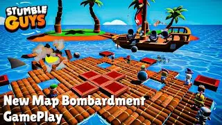 Stumble Guys New Map Bombardment Gameplay | Stumble Guys New Map Gameplay | Stumble Guys