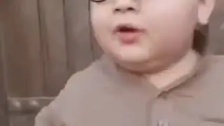 Pakistani boy, child of Pathan, look behind☺️