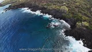DJI Avata 2 FPV Drone Flight @ Pebbles Beach, Captain Cook, Big Island, Hawai'i 