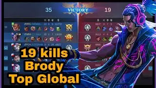 19 kills brody core top global #MLBB #BRODYCORE #brodytopglobal