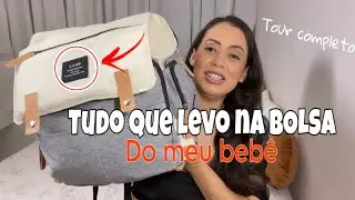 Tudo o que levo na bolsa de passeio do meu bebê | Tour pela mochila LAND do meu bebê 