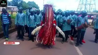 Village devil Ojeh act, Sierra Leone Traditional Music Festival. #african #culture #sierraleone