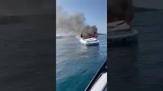 got an extinguisher? #fire #boat #emergency