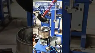 Automatic Inside Bowl Polishing Machine, Automatic Utensil Inside Polishing Machine, Steel Inside