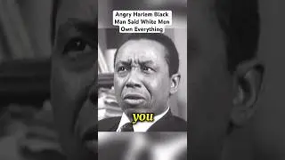 Angry Harlem Black Man Believed In Riots - 1968