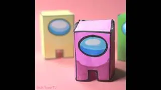 How to Make Paper Among Us Character | Origami AMONG US step by step