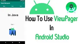How To Use ViewPager In Android Studio In Java 2022 | how to use viewpager in android