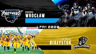 LFA1 2020 | Skr&oacute;t meczu Lowlanders Białystok vs. Panthers Wrocław