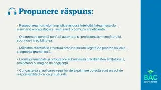 Exprimare corectă: Cheia unei comunicări eficiente (Bac la Rom&acirc;nă)
