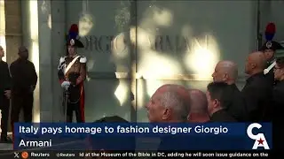 Giorgio Armani's Funeral