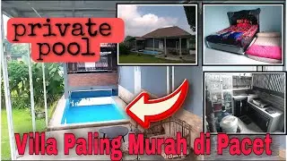📍VILLA UNIK DI PACET, PRIVATE POOL | Review Villa Mepet Sawah Terbaru, Langsung Booking Sekarang !!!