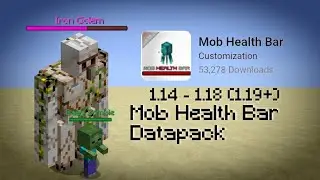 Showcasing a Mob Health Datapack 1.14 - 1.18 [+ Download link]