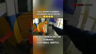 Akses Parkir Motor Vivo Mall Sentul #shorts