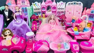 21 Minutes Satisfying Unboxing Barbie Princess Play House & Slide, Kitchen Play Set | Review Toys
