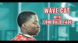 *FULL LENGTH* HAIRCUT TUTORIAL: HOW TO CUT WAVE CUT WITH LOW BALD FADE [WASHED HAIR] FOR BEGINNERS