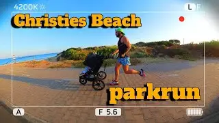 🏖️ Christies Beach parkrun with a Pram | Scenic 5K Along the Coastline! 👶🛞