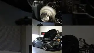 KLM Race Precision 6466 Turbo Kit on an A90 Toyota GR Supra.
