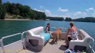 Lake Lanier, Georgia. Boat fun and Island Exploring with the Grandkids 6/21/2016