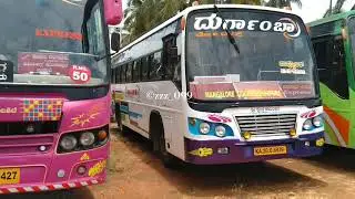 DURGAMBA MOTORS | UDUPI BUSES | LOCKDOWN | RESTING