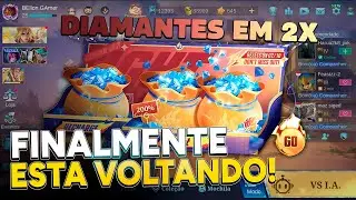 EVENTO DE DIAMANTES EM DOBRO VOLTANDO?!! ENTENDA O VAZAMENTO! MOBILE LEGENDS