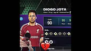 Diogo Jota Card..🥀💔 #eafc25 #fifa #eafc24  #eafcmobile #fifamobile #fifa #shorts
