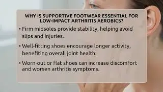 Why Is Supportive Footwear Essential For Low-impact Arthritis Aerobics? - The Arthritis Fix