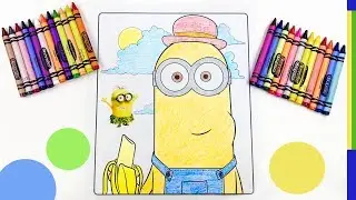 Minions Kevin Crayola Art Coloring Page