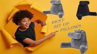 pillow with arms to sit up in bed
