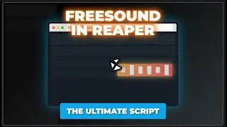 Hosi Freesound Script: Full Freesound Integration for REAPER - Find & Import Free Samples