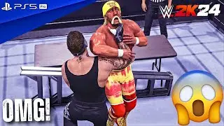 WWE 2K24 &mdash; Халк Хоган против Гробовщика &mdash; полный матч на WrestleMania 20 | PS5 Pro [4K60]