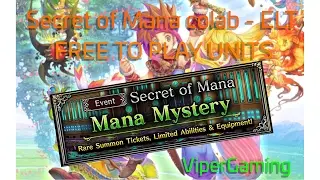 SECRET OF MANA COLAB -  ELITE - FTP UNITS // FINAL FANTASY BRAVE EXVIUS  // FFBE
