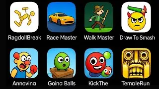 Walk Master, Going balls, Save the Fish, Bouncemasters, Geometry Dash Lite