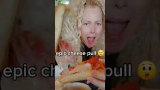 Hot 🔥 Italian sandwich mukbang satisfying eating show #shorts
