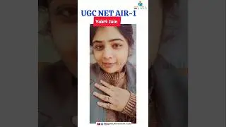 UGC NET AIR-1 Yukti Jain 2024 | Commerce Topper |#ugcnetdec2024 #ugcnet #jrf #viralshorts #airrank
