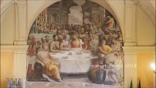 Ganz alleine vor der Hochzeit zu Kana, Fresko von Francesco Salviati  @manortiz46az