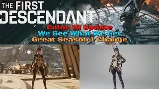 Color UI Update For Season 1 In The First Descendant
