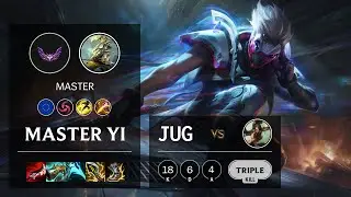 Master Yi Jungle vs Nidalee - EUW Master Patch 12.4