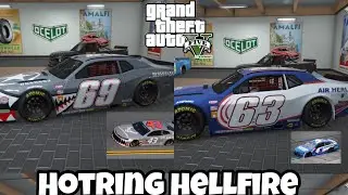 GTA 5: HOTRING HELLFIRE NASCAR PAINT SCHEMES
