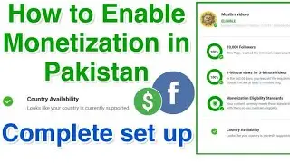 facebook page monetization requirements in pakistan | how to monetize facebook page in pakistan 2020