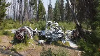 Разбившийся бомбардировщик времен Второй мировой войны &laquo;Лун Лейк&raquo; затерялся в горах.