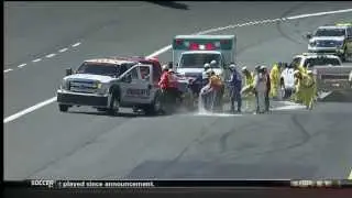 Richardson Jr. Wrecks During Qualifying