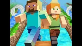 Minecraft Endless Runner Full Gameplay Walkthrough