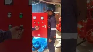 Fire hydrant electrical motor operation at UPGDCL, Sylhet Plant