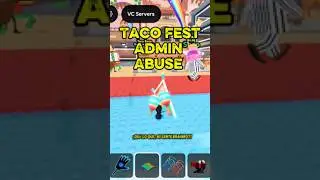 Roblox Steal A Brainrot Taco Fest con Sammy abuso de admin #roblox #viral #games